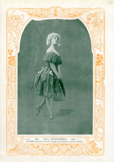Tamara Karsavina 1909 Portrait