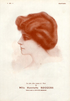 Gustave Brisgand 1911 Henriette Roggers, Portrait
