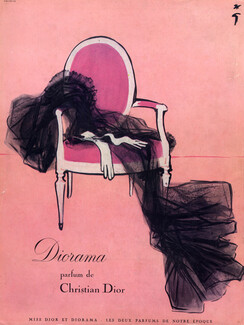 Christian Dior (Perfumes) 1955 René Gruau, Diorama