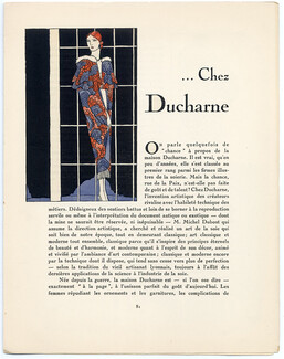 Chez Ducharne, 1924 - Helen Smith. La Gazette du Bon Ton, 1924-1925 n°2, Text by Clercé, 4 pages