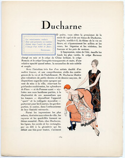 Ducharne, 1925 - Helen Smith 1924-25 Gazette du Bon Ton, Texte par Clercé, 4 pages