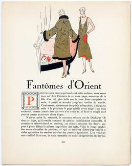 Fantômes d'Orient, 1925 - Helen Smith 1924-25 Ducharne, Gazette du Bon Ton, Text by Alice Baudouin, 4 pages