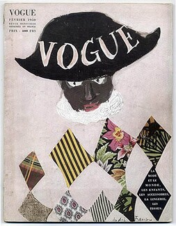 Vogue Paris 1950 February André François Harlequin Robert Doisneau, 112 pages