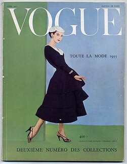Vogue Paris 1955 April Collections Evening Gowns
