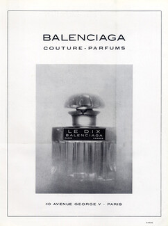 Balenciaga (Perfumes) 1967 Le Dix