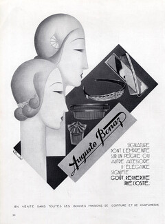 Auguste Bonaz (Combs) 1930 Hairstyle, Art Deco Style