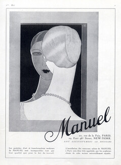 Manuel (Hairstyles) 1926 Moderne Wig, Art Deco Style