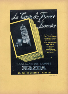 Cie des Lampes Mazda 1937 Notre-Dame De Paris