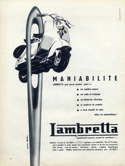 Lambretta (Motorcycles) 1956 Motor-Scooter, Yves Betin