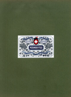 Pernod (Drinks) 1937 Label