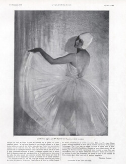 La Danseuse dans la Clarté, 1927 - Mariette de Rauwera Dancer, La Mort du Cygne, Photo Laure Albin Guillot, Texte par Léandre Vaillat, 3 pages