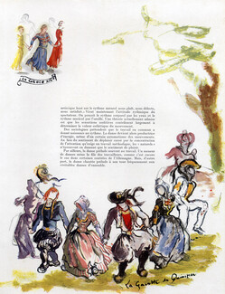Le Rythme et la Danse, 1945 - Jean Denis Maillart Regional Costume, Gavotte de Quimper, Texte par Pierre Tugal, 6 pages