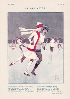 Louis Vallet 1925 Winter Sports, Ice Skating