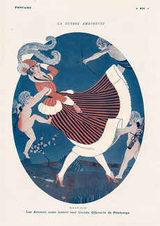 Paul Allier 1916 Offensive de Printemps, Elegante Parisienne, Angels