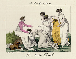 Le Bon Genre 1803-1931 La Main Chaude Play (Paumele) 19th Century Costumes