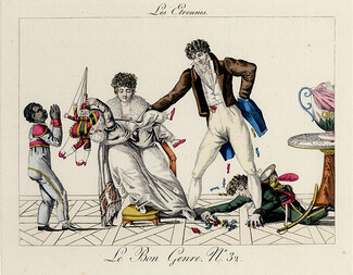 Le Bon Genre 1807-1931 New Year's Gift 19th Century Costumes Pulcinella Puppet