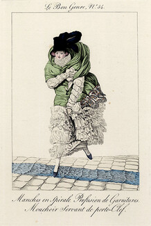 Le Bon Genre 1811-1931 19th Century Costumes Sleeves in Spiral