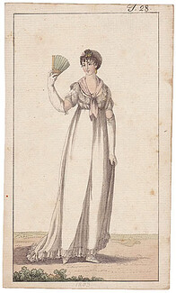 Journal des Luxus und der Moden 1803 N°28 Published in Weimar Fashion Fan