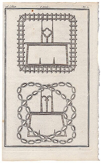 Magasin des Modes Nouvelles Françoises et Angloises 1787 Buckles for Men