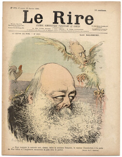 LE RIRE 1900 N°271 Charles Léandre, Georges Delaw, Lord Salisbury