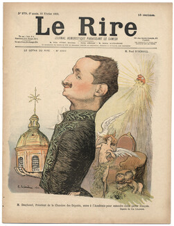 LE RIRE 1900 N°275 Charles Leandre, Fernand Fau, Paul Deschanel, Billiard