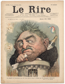 LE RIRE 1900 N°276 Charles Léandre, Abel Faivre, Cecil Rhodes, 16 pages