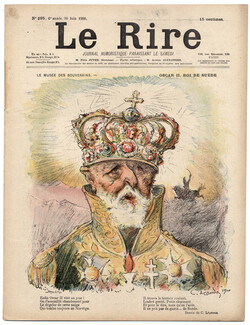LE RIRE 1900 N°295 Charles Leandre, Georges Meunier, Oscar II King of Sweden