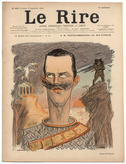 LE RIRE 1900 N°305 Charles Léandre, Henri Avelot, Victor-Emmanuel III Roi d'Italie