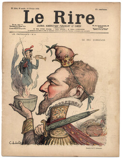 LE RIRE 1899 N°224 Charles Leandre, Duc d'Orléans, 12 pages