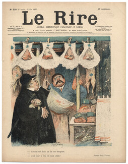 LE RIRE 1899 N°239 "Butcher" Abel Faivre, Guydo
