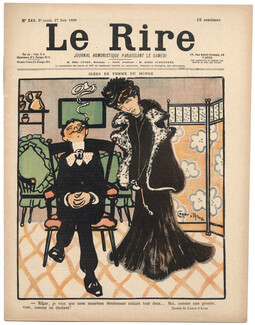 LE RIRE 1899 N°241 Gigolo, Caran d'Ache