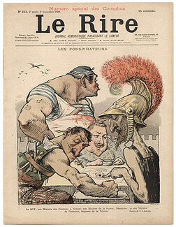 LE RIRE 1899 N°252 Charles Léandre, The conspirators, Deep-sea diver