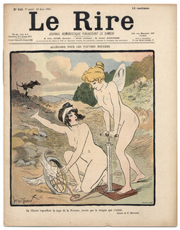LE RIRE 1901 N°345 Georges Meunier, The Chance reinflating the wheel of Fortune, 16 pages