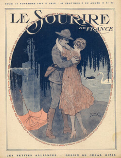 César Giris 1918 The Lovers