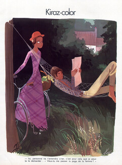 Edmond Kiraz 1973 Les Parisiennes, Kiraz-color
