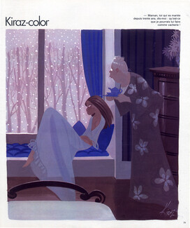 Edmond Kiraz 1978 Les Parisiennes, Kiraz-color