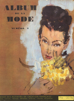 Christian Bérard 1944 Cover Album de la Mode
