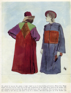 Maggy Rouff & Alix (Germaine Krebs) 1938 Top-Coats Autumn, Eric, Fashion Illustration