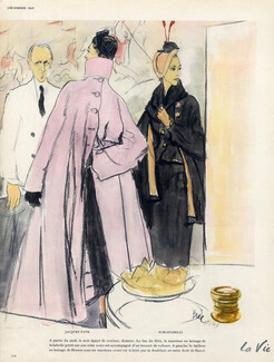 Jacques Fath & Shiaparelli 1948 Coats, Bar du Ritz, Eric