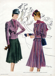 Ruth Grafstrom 1939 Fashion Illustration