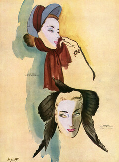 Maud Roser (Millinery) & Gabrielle1947 M. Pinta
