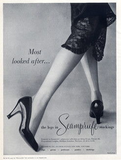 Seamprufe (Lingerie) 1953 Stockings Hosiery