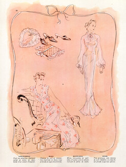 Schiaparelli, Bentivegna, Annek 1935 Karsavina (M.K.S), Nightgown