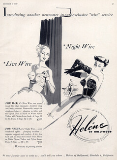 Helene of Hollywood 1949 Lingerie, Bra