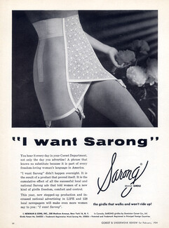 Sarong 1954 Girdle