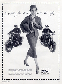 Talon (Girdles) 1954 American Escorting Motorcycles