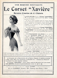 Claverie (Lingerie) 1908 "Xaviere"