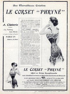Claverie (Corsetmaker) 1908 "Phryné"