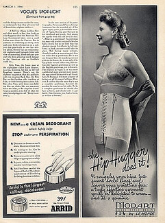 Modart (corsetmaker) 1944 Girdle, Brassiere