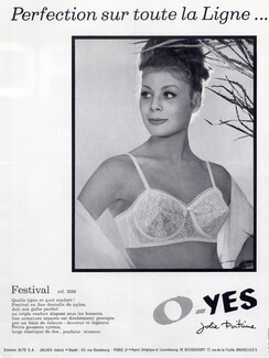 O-Yes (Lingerie) Ets Alto 1963 "Festival" Brassiere